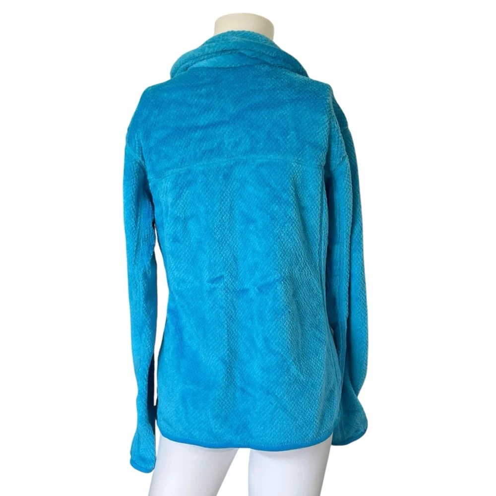 Patagonia Bright Blue Retool Snap T Pullover Sweater Womens Size Medium M